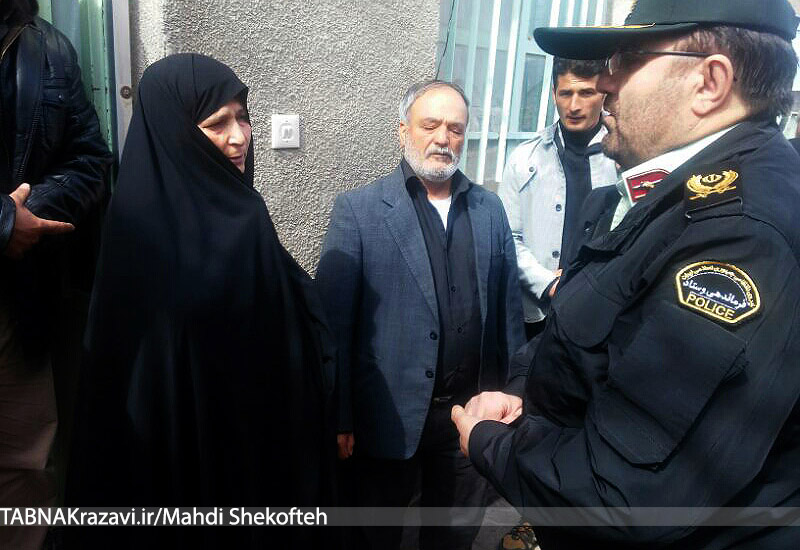 گزارش تصویری؛حضور فرمانده انتظامی استان در مراسم ختم شهید فخرایی - باخرز