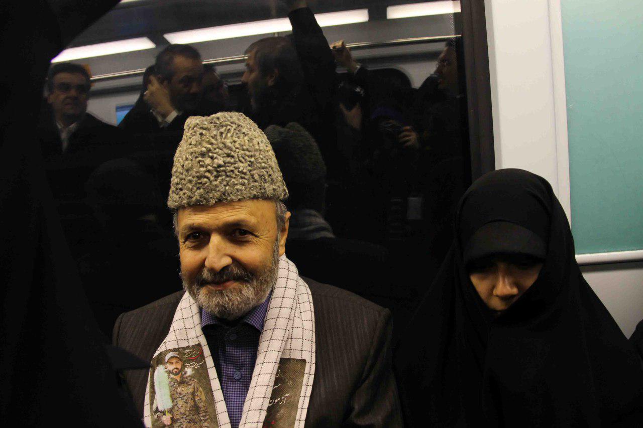 عکس‌های دیده نشده از حاشیه افتتاح خط 2 قطار شهری مشهد