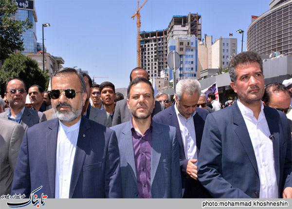 گزارش تصویری راهپیمایی روز قدس در مشهدالرضا (ع)