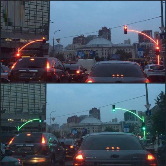 نوآوری در چراغ‌های راهنمایی و رانندگی +عکس