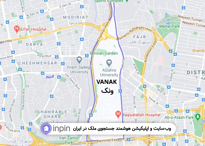ونک، محبوب ترین محله تهران