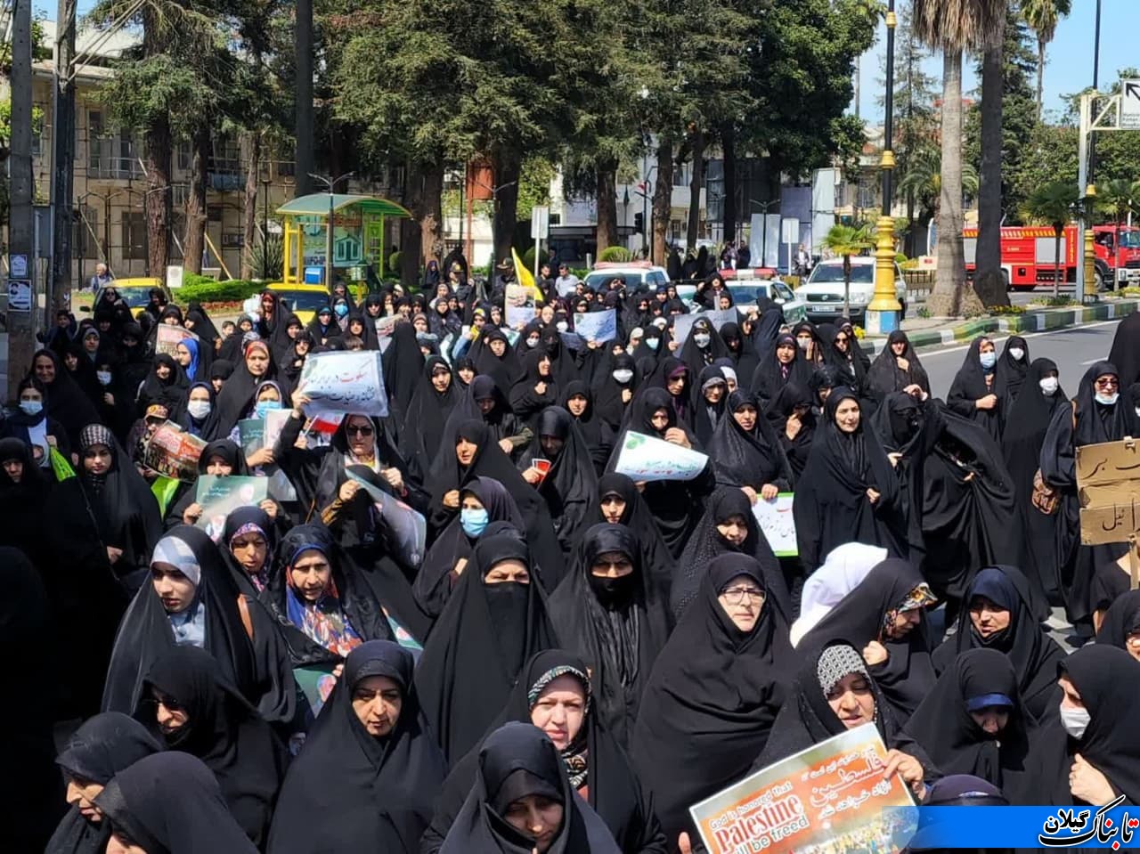 راهپیمایی روز قدس در رودسر همزمان با آخرین جمعه ماه رمضان برگزار شد.