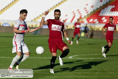 گزارش تصویری لیگ برتر فوتبال | مسابقه فوتبال پدیده مشهد و پرسپولیس تهران