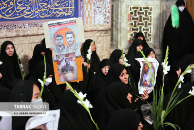 مراسم تشییع با شکوه 3 شهید مدافع امنیت در مشهد