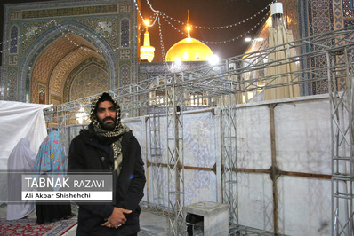 اعتکاف رجبیه در مسجد گوهرشاد حرم مطهر رضوی