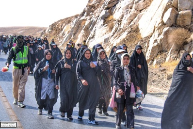 گزارش تصویری زائران پیاده امام رضا(ع) در مسیر عاشقی - عکس: فاطمه رنجبر