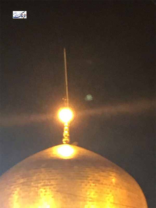 ژنراتورهای برق اضطراری حرم رضوی جواب داد/ پرچم گنبد رضوی و میله خمیده آن امروز تعویض می&zwnj;شود / تداعی لحظه سال تحویل در حرم ثامن&zwnj;الحجج(ع)