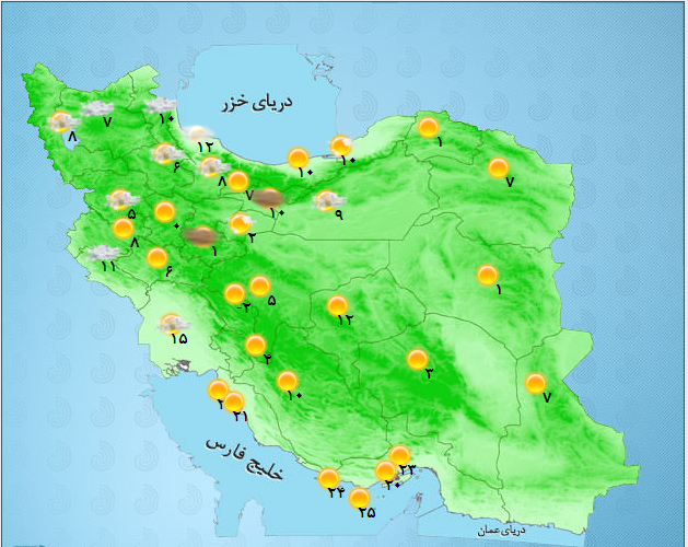 استان هایی که شاهد بارش باران و برف خواهند بود + تصاویر