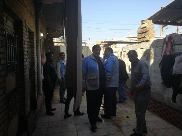 بازدید میدانی مهندس اسماعیل نجار  رییس سازمان مدیریت بحران کشور و کیامرث حاجی زاده معاون استاندار و مدیرکل مدیریت بحران خوزستان از وضعیت مناطق آبگرفته شهرستان خرمشهر