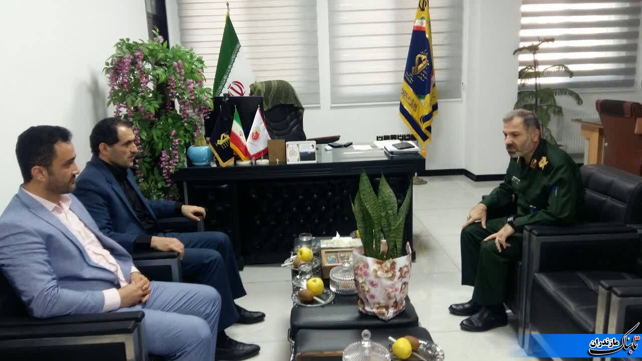 مديرعامل نيروگاه نکا با فرمانده سپاه کربلا مازندران دیدار کرد