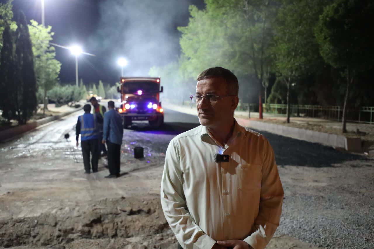 ماراتن شبانه آسفالت در دل شهر اراک